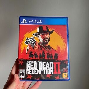 Red‎ Dead Redemption 2 Video Game PlayStation 4 PS4 Complete Gift Worthy Western